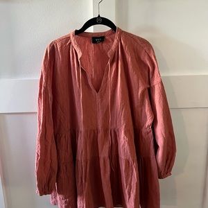 Vici mini dress. Size small color is coral